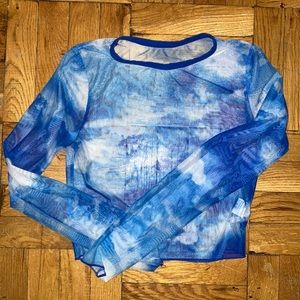 Unif style cloud print long sleeve